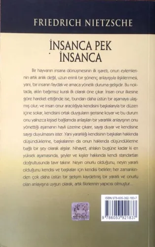 İnsanca Pek İnsanca Friedrich Nietzsche sayfa