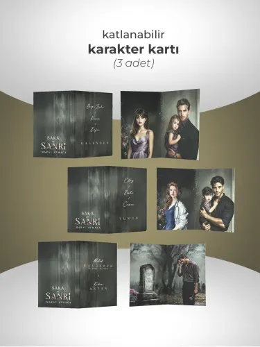 SET - SAKA VE SANRI SERİSİ (4 KİTAP ) - YAN BOYAMALI