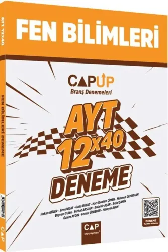 Çap Yayınları AYT Fen Bilimleri 12 x 40 Up Deneme