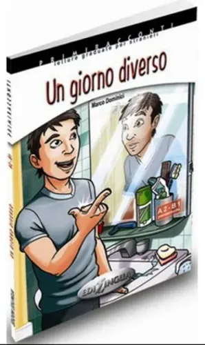 Un Giorno Diverso + CD İtalyanca Okuma Kitabı Orta Seviye ( A2-B1 )