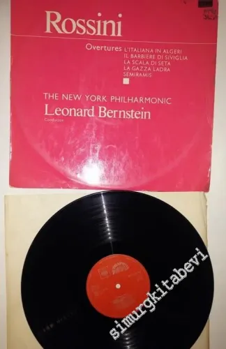 33 LP PLAK VINYL: Rossini / Leonard Bernstein - Overtures, The New York Philharmonic Orchestra -        1968