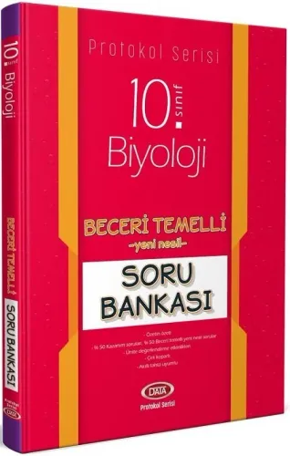 Data Yayınları 10. Sınıf Biyoloji Beceri Temelli Soru Bankası