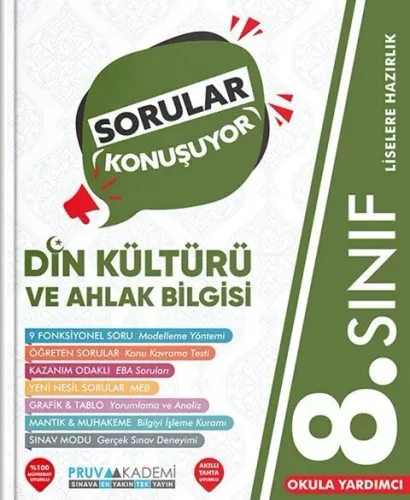 Pruva 8. Sınıf Din Kültürü ve Ahlak Bilgisi Sorular Konuşuyor