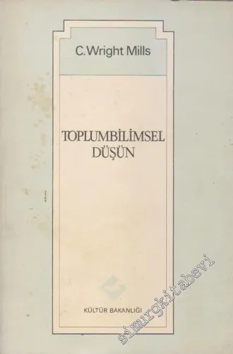 Toplumbilimsel Düşün -        1979