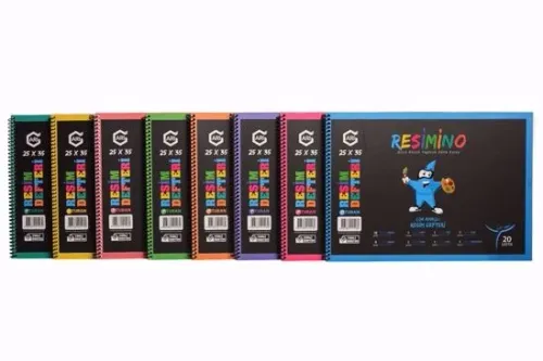 RESİMİNO 25*35 ÇOK AMAÇLI RESİM DEFTERİ
