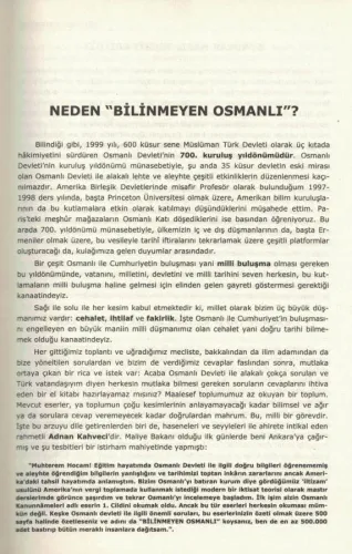 Bilinmeyen Osmanlı Ahmed Akgündüz Osav %50 indirimli