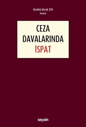 Ceza Davalarında İspat