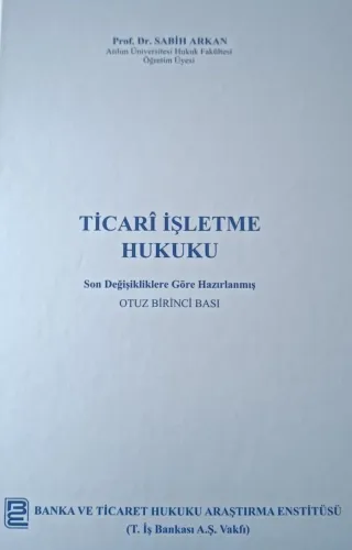 Ticari İşletme Hukuku
