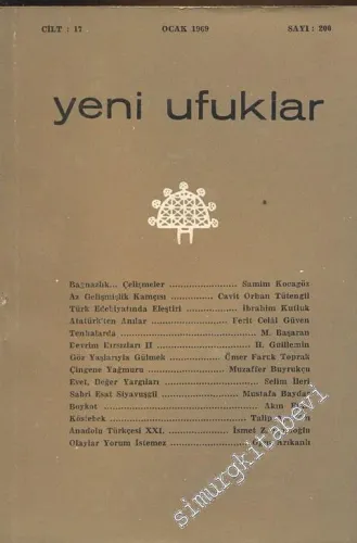 Yeni Ufuklar Aylık Sanat Fikir Dergisi - Sayı: 200, Ocak 1969