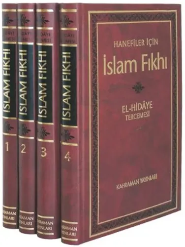 Hanefiler İçin İslam Fıkhı - El Hidaye Tercemesi (4 Cilt Takım)