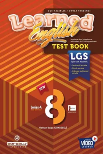 Borealıs Yayıncılık 8. Sınıf Learned English Test Book