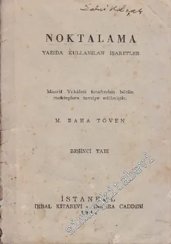 Noktalama: Yazıda Kullanılan İşaretler -