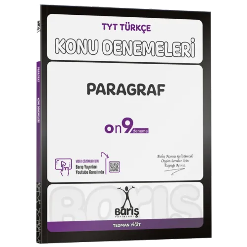 Barış Yayınları TYT Türkçe Paragraf Konu Denemeleri