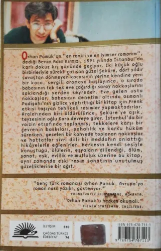 Benim Adım Kırmızı Orhan Pamuk İletişim