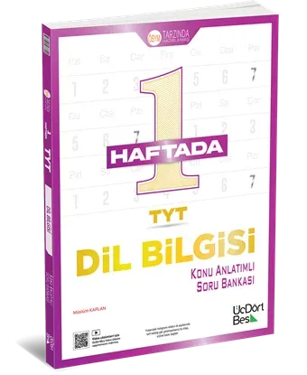 345 - 1 Haftada TYT Dilbilgisi Konu Anl. Soru Bankası