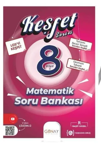Günay Yayınları 8. Sınıf Matematik Keşfet Serisi Soru Bankası