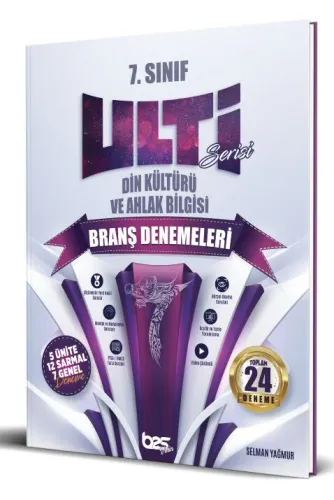 Bes Yayınları 7. Sınıf Din Kültürü ve Ahlak Bilgisi Ulti Serisi Denemeleri