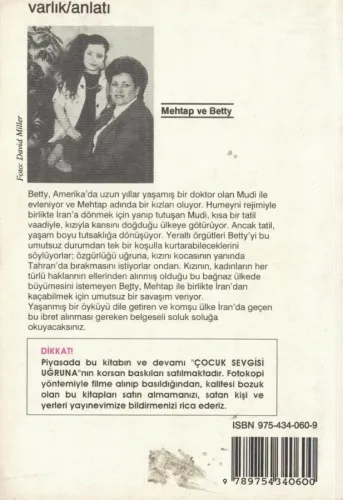 Kızım Olmadan Asla Betty Mahmudi Varlık %53 indirimli