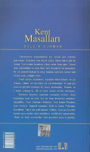 Kent Masalları Gülçin Durman İlke Yayınları %50 indirimli