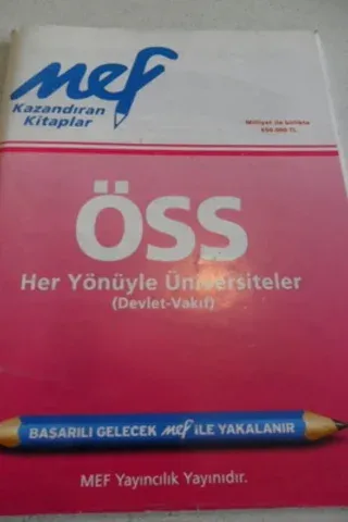 ÖSS Her Yönüyle Üniversiteler