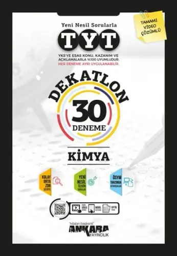 TYT Dekatlon Kimya 30 Deneme