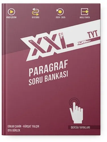 Dersia Yayınları TYT XXL Türkçe Paragraf Soru Bankası