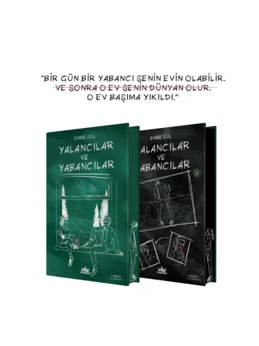 SET - YALANCILAR VE YABANCILAR SERİSİ (2 KİTAP) - YAN BOYAMALI