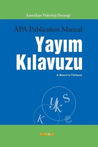 APA Yayım Kılavuzu