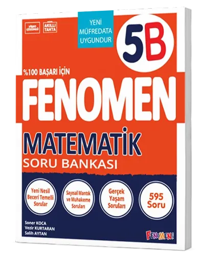 FENOMEN 5. SINIF MATEMATİK SORU BANKASI (B)
