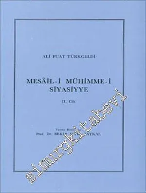Mesail-i Mühimme-i Siyasiyye Cilt 2 -