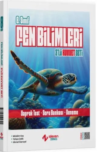 İŞLEYENZEKA 8.Sınıf FEN BİLİMLERİ 3 LÜ KUVVET SERİSİ SETİ