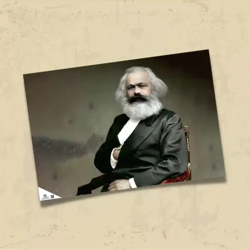 POSTER 0242 - KARL MARX - KUŞE KAĞIT (33X48)