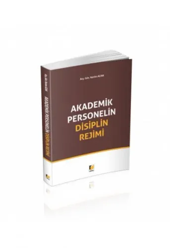 Akademik Personelin Disiplin Rejimi