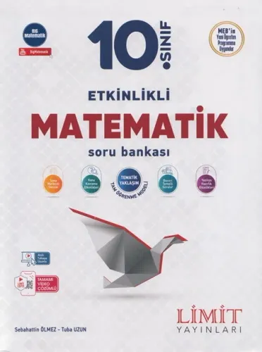 Limit Yayınları 10. Sınıf Matematik Etkinlikli Soru Bankası