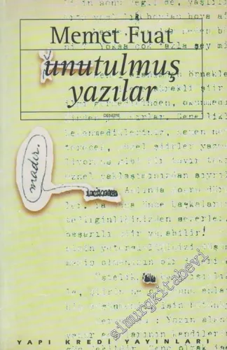 Unutulmuş Yazılar -        1997