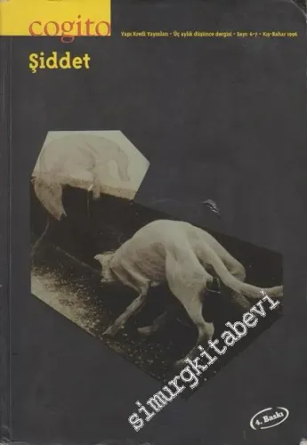 Cogito: Üç Aylık Düşünce Dergisi - Dosya: Şiddet - Sayı: 6-7       2001