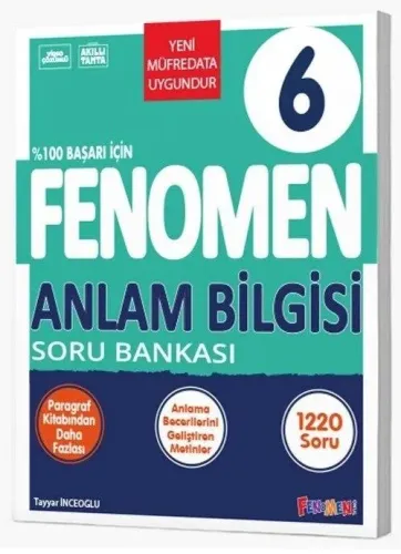 Fenomen Okul Yayınları 6. Sınıf Anlam Bilgisi Soru Bankası