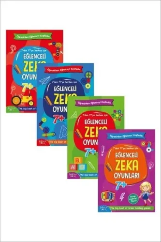 Eğlenceli Zeka Oyunları Seti (4 Kitap Takım) Kolektif Koloni Çocuk Sat