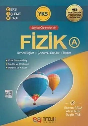 Nitelik YKS Fizik A Ders İşleme Kitabı Sayısal Öğrenciler için