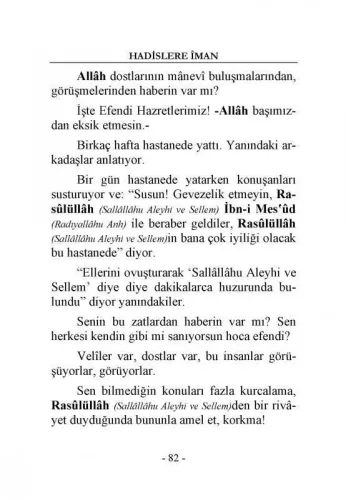 Hadislere İman