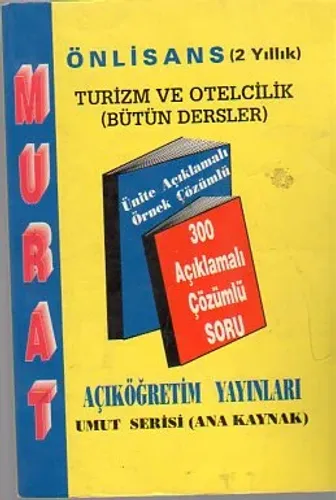 1.Sınıf Turizm Ve Otelcilik (Bütün Dersler)
