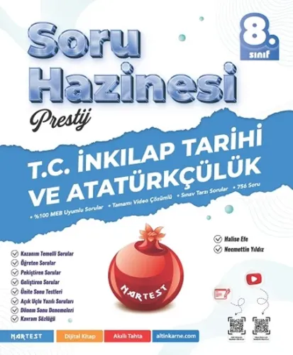 Nartest 8. Sınıf T.C. İnkılap Tarihi Ve Atatürkçülük Soru Hazinesi