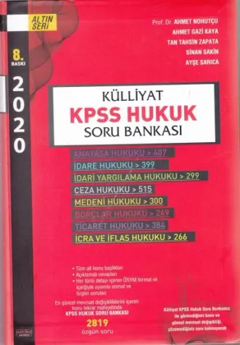 Kpss Hukuk Soru Bankası
