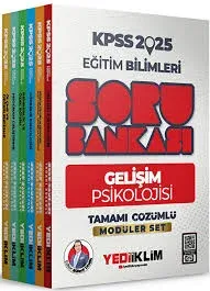 YEDİİKLİM 2025 KPSS EĞİTİM BİLİMLERİ TAMAMI ÇÖZÜMLÜ MODÜLER SET SORU BANKASI
