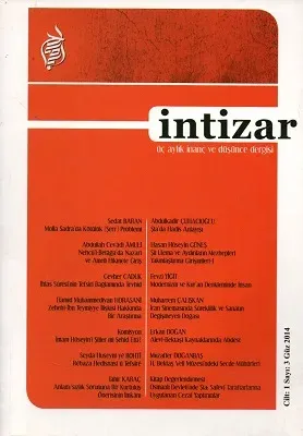 İntizar Üç Aylık İnanç ve Düşünce Dergisi Cilt:1 Sayı: 3 Güz: 2014