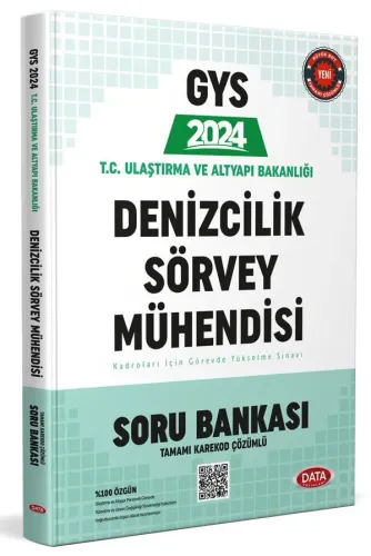 Data Yayınları 2024 Ulaştırma ve Altyapı Bakanlığı Denizcilik Sörvey Mühendisi Soru Bankası
