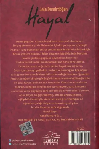 Hayal Jale Demirdöğen Nemesis Kitap %52 indirimli