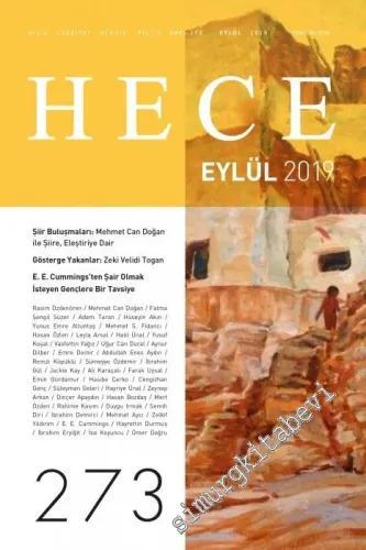 Hece Dergisi - Mehmet Can Doğan İle Şiire, Eleştiriye Dair - Sayı: 273      Eylül 2019