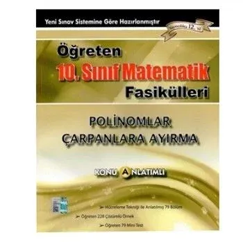 Gür 10. Sınıf Matematik Fasikülleri Polinomlar ve Çarpanlara Ayırma Konu Anlatımlı