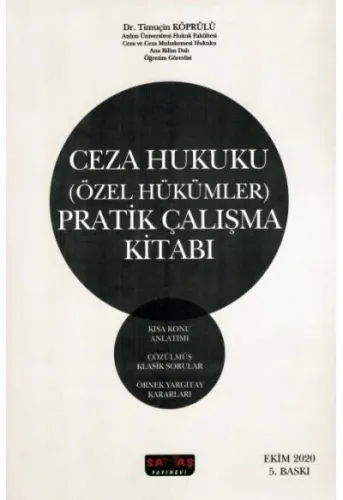 Ceza Hukuku Özel Hükümler Pratik Çalışma Kitabı